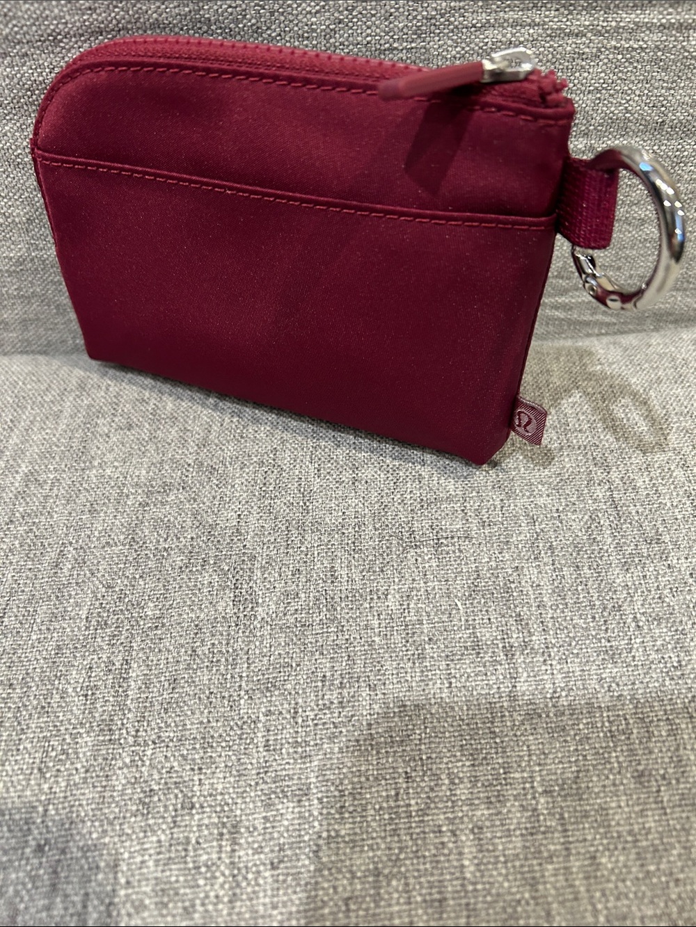 lululemon Raspberry Card & Key clippable Pouch - Picture 9 of 13